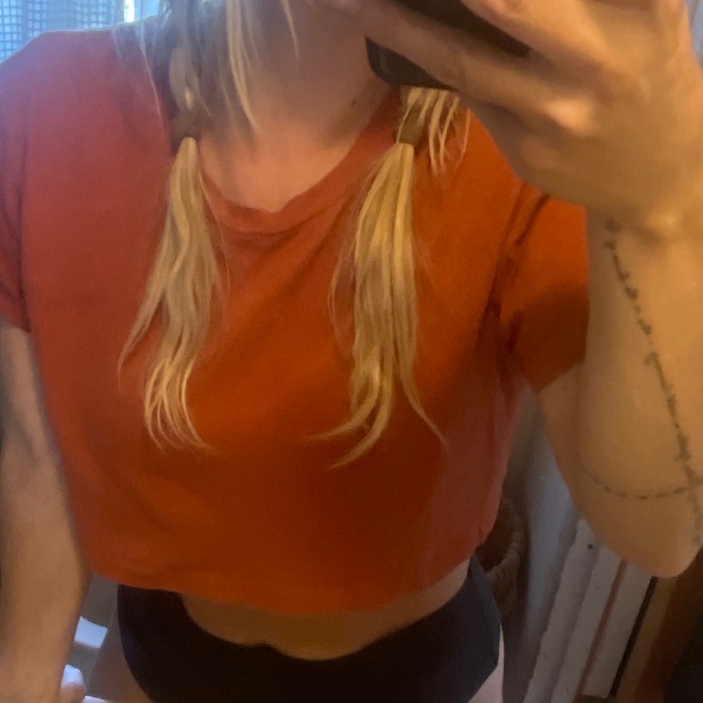 Jungmaven Super Cropped Lorel Tee in Rooibos XS - Picture 3 of 4